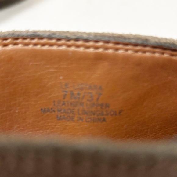 Lucky‎ Brand Listana Booties Womens 7M Floral Embroidered Peep Toe Block Heel - Picture 13 of 14